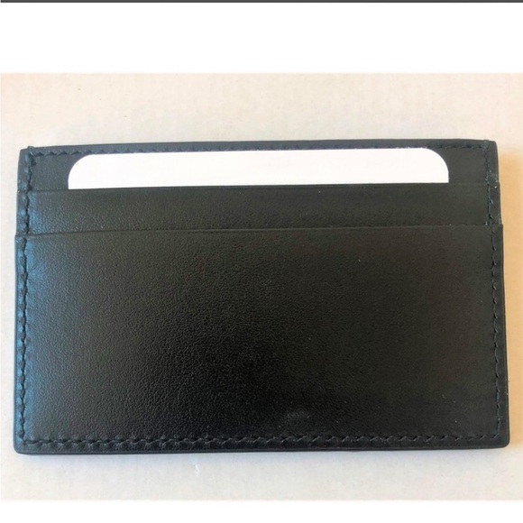GUCCI Leather Rubberized Credit Card Holder, Retail $310 - Picture 6 of 8